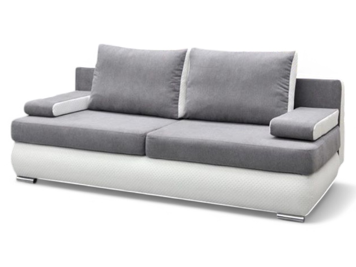 Nowoczesna sofa tapicerowana z funkcją spania