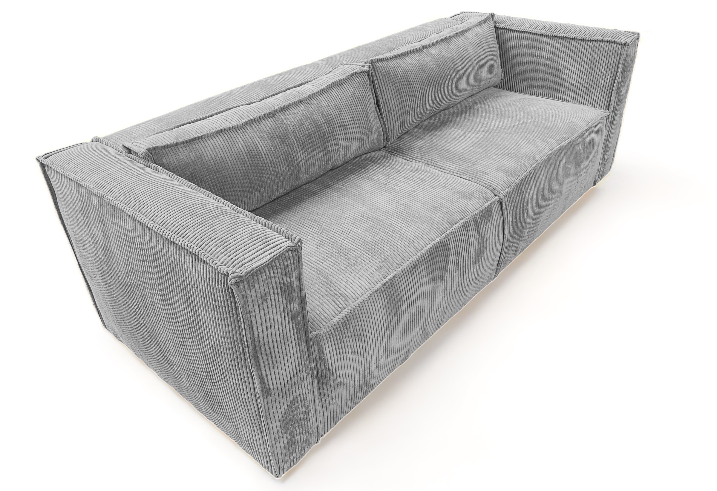 Nowoczesna sofa sztruksowa w stylu loftowym